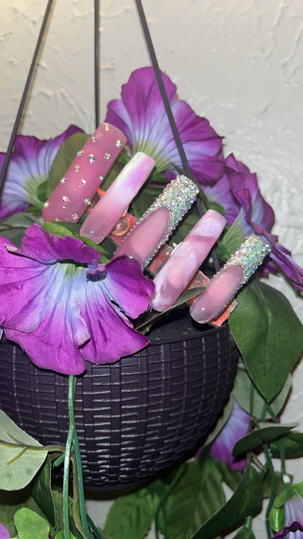 “Promise” custom nails