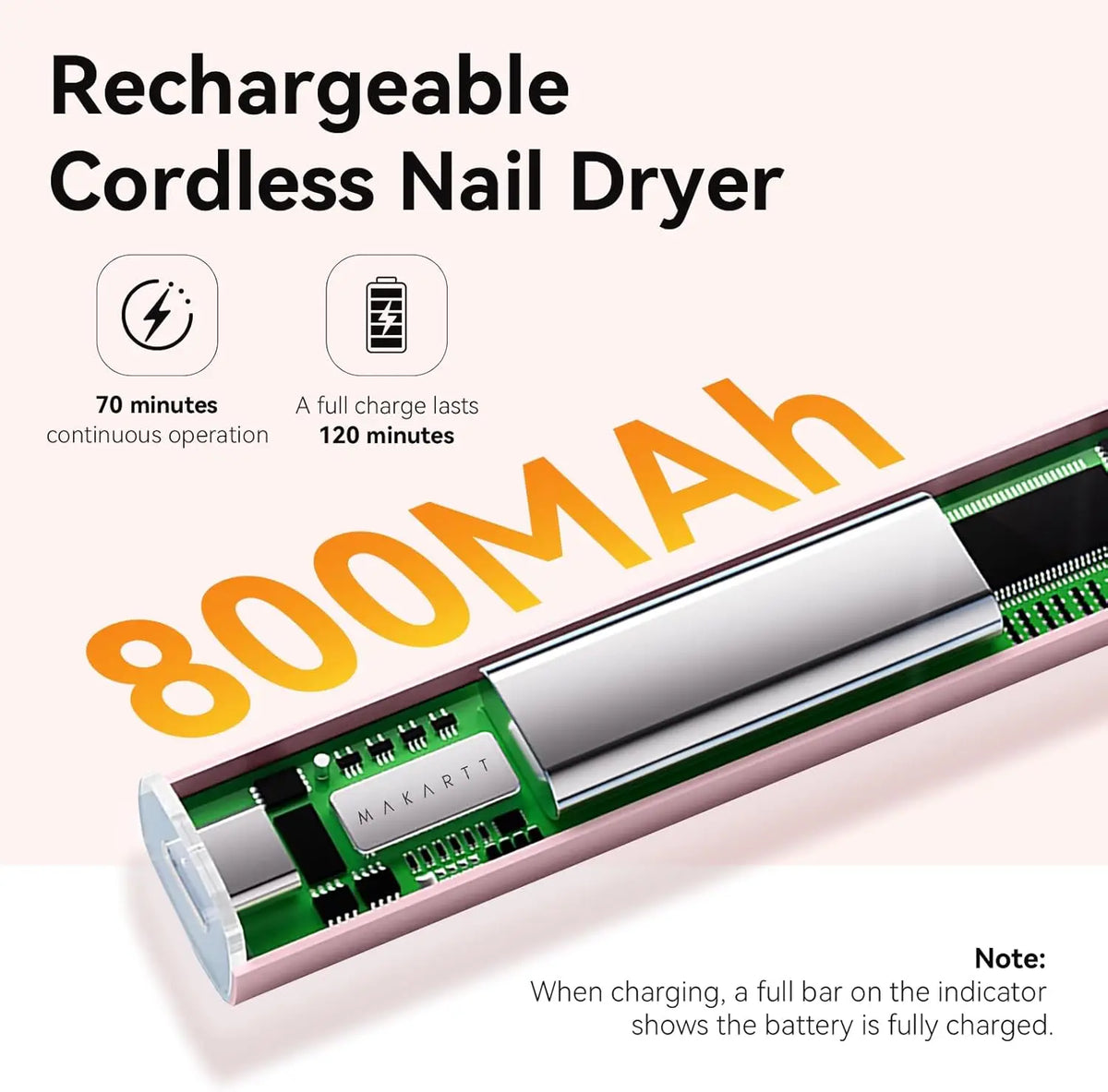 Handheld UV Nail Lamp with Painless Mode: Portable Flash Cure Lamp for