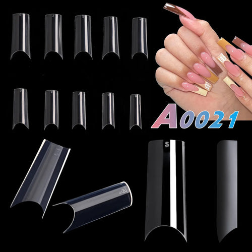 Makartt Fake Nail Tips 500pcs Almond Full Cover Gel Tips False Acrylic