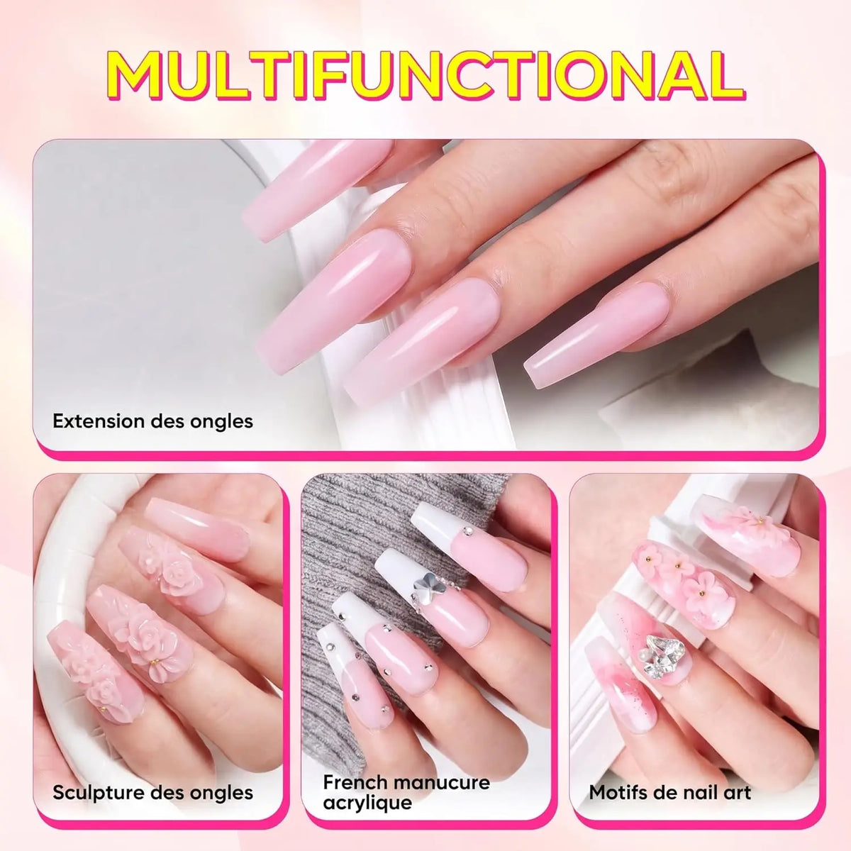 Makartt Acrylic Powder 56g, Acrylic Nail Powder for Nails Extension,