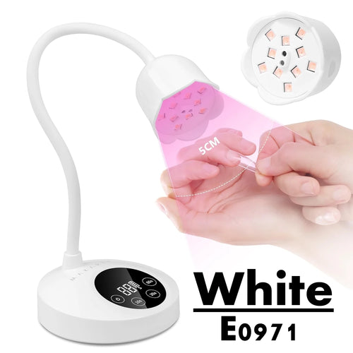 Makartt UV Nail Lamp  Portable Rechargeable LED Light with Sensor for