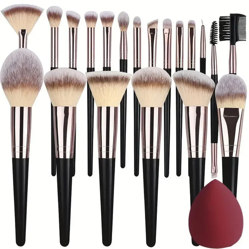 Professional 3/20PCS Makeup Brushes Set Soft Fluffy Eyeshadow