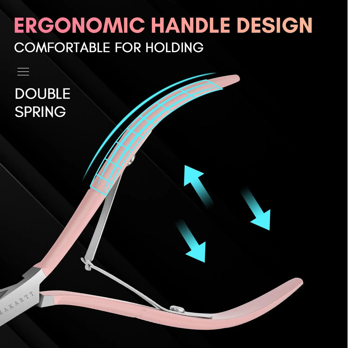 Cuticle Trimmer Cuticle Remover with Cuticle Pusher, Professional