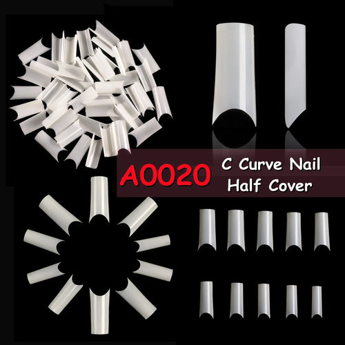 Makartt Fake Nail Tips 500pcs Almond Full Cover Gel Tips False Acrylic
